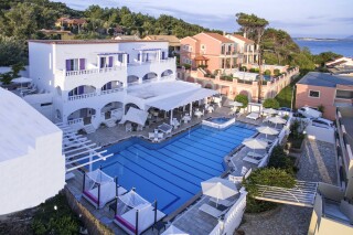 fedra mare hotel on corfu island